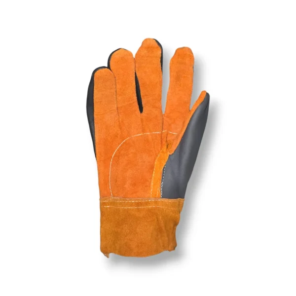 Guantes de carnaza y piel tapiz