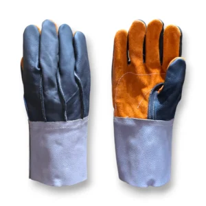Guante Largo de Carnaza y Piel Sintética